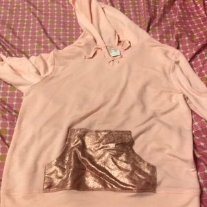 Light pink hoodie